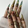 Crownfire Legacy - Ornate Gold Claws for Modern Royalty