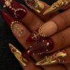 Gilded Mirage - Majestic Gold Filigree in Opal Haze - Image 7